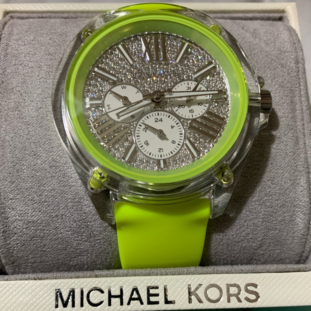 Neon green watch brand new never worn